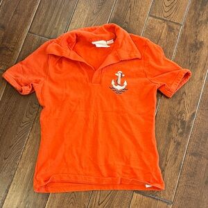 Anthropologie Maeve Vibrant Orange Knit Top